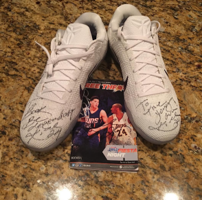 Kobe signs Booker Shoes telling him to Be Legendary